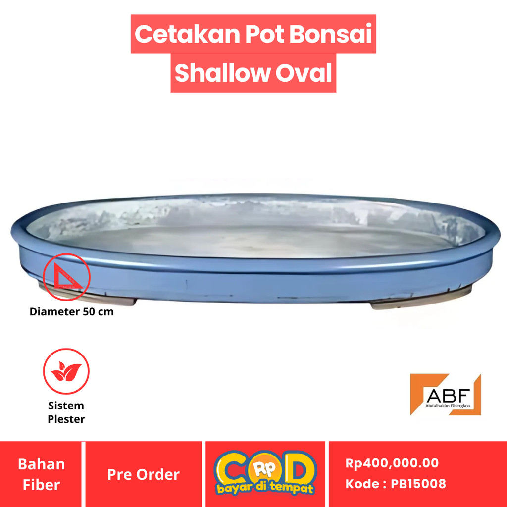 Cetakan Pot Bonsai 50 cm / Pot Bonsai Semen / Pot Tanaman Hias