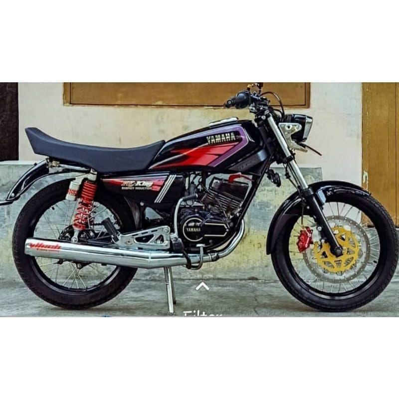 striping lis stiker standar ori RX king 95 96 hitam merah stiker ori RX king 95 96 merah striping RX