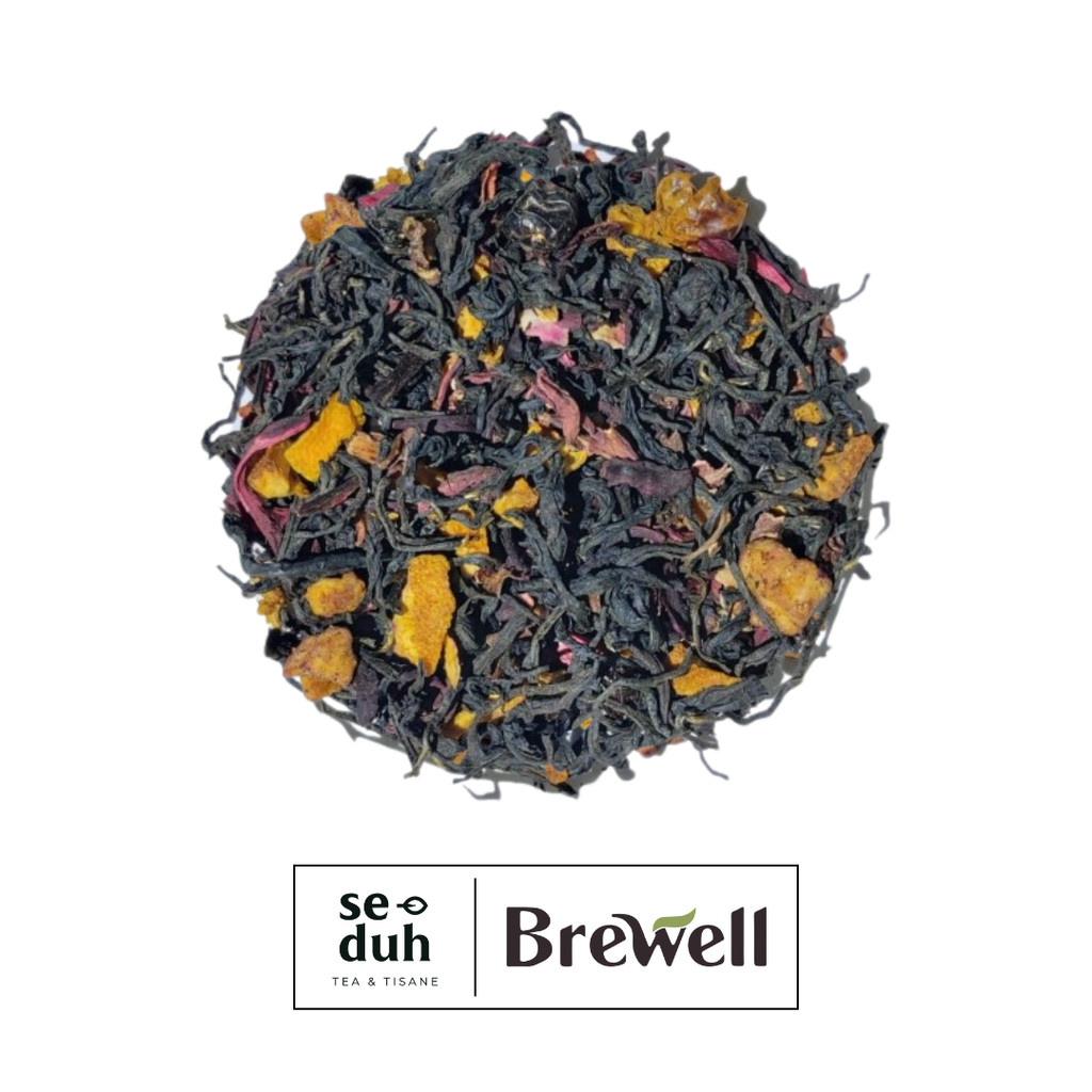 

CRIMSON BERRY Tea blend - Cranberry Apple with Black Tea and others - 250 gram