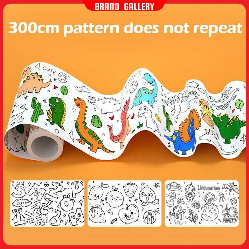 

Kertas Mewarnai Tempel Dinding Drawing Paper Roll 300cm - AM-33