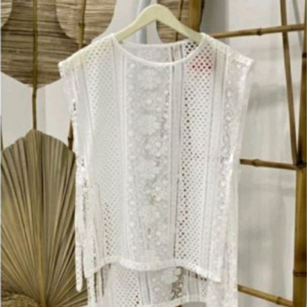 ROMPI BRUKAT WANITA JUMBO LD 130 DAN STANDAR PREMIUM/LACE BRUKAT VEST/ VEST TALI BROKAD BIG SALE