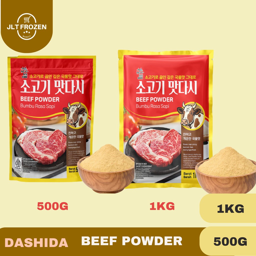 Dashida  Powder Bumbu Rasa Ikan Beef - Dashida Beef Soup 1kg & 500gr