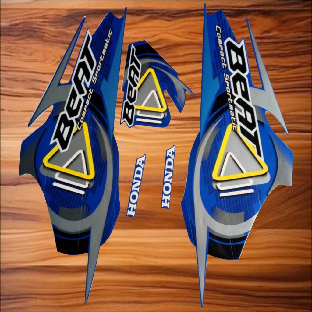STIKER STRIPING  MOTOR HONDA BEAT KARBU 2009 LIS LES BODY BEAT KARBU 2009 TERMURAH&TERLARIS