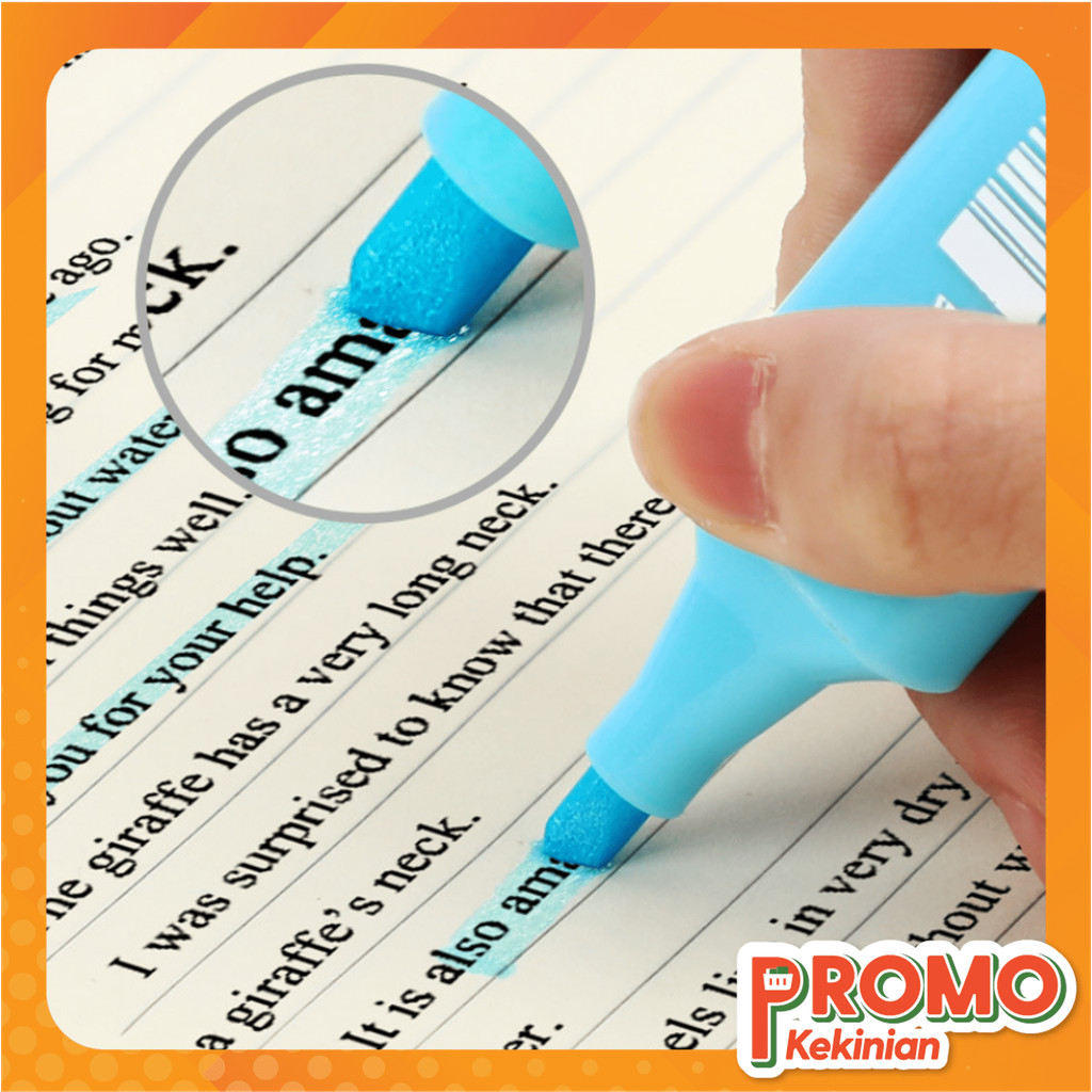 

Promo Kekinian - S6584 Marker Stabilo Glow / 4 PCS Glowing Highlighter Set