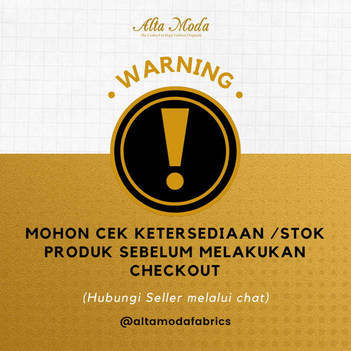 Brokat Perancis Orange (3M) (Alta Moda)