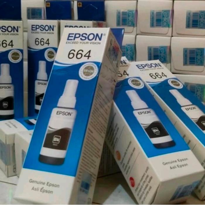 

[New Collection] Tinta Epson 664 Original L100/L110/L120 L200/L210/L220 L300/L310 Black Yellow - Black