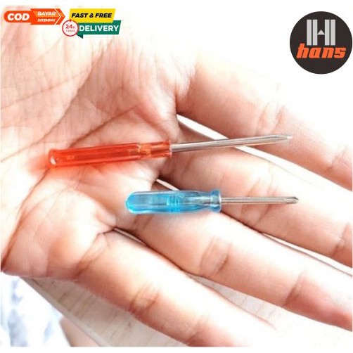 Obeng Kembang Kecil Mini Sekrup Baut Screwdriver untuk Service HP Kacamata Jam Tangan