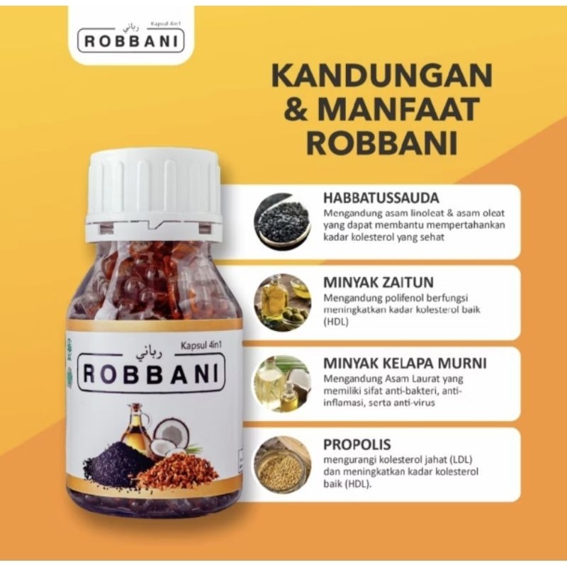 ROBBANI herbal original obat herbal ampuh atasi kolesterol darah tinggi hipertensi