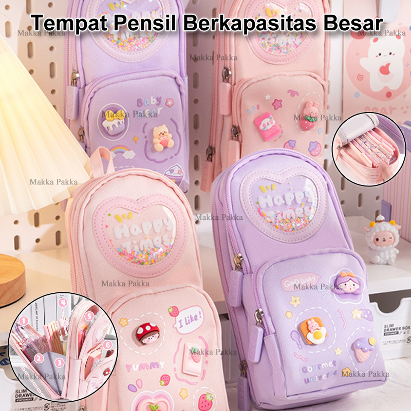 

Model 3D Tas Lucu Korea / Tempat Pensil Anak-anak Berkapasitas Besar / Karakter Berhias Glitter Tempat Pensil Anak Perempuan Tas Lucu Untuk Siswa Sekolah Dasar