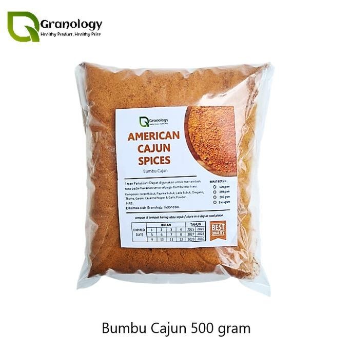 

American Cajun Seasoning / Bumbu Cajun Bubuk (500 gram) by Granology 2304