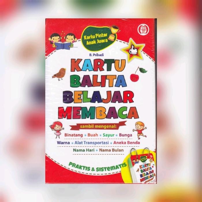 BUKU KARTU BALITA BELAJAR MEMBACA Toys Bayi - -, -