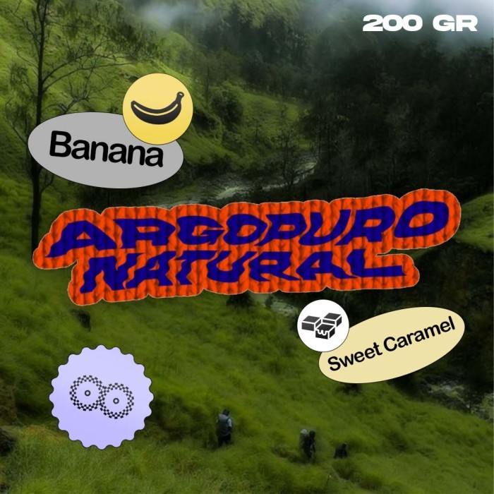 

Biji Kopi Arabika Manual Brew - Argopuro Natural 200 gr - Biji