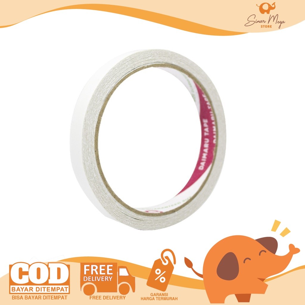 

Daimaru Double Tape 12mm / Perekat 2 Sisi Murah Berkualitas