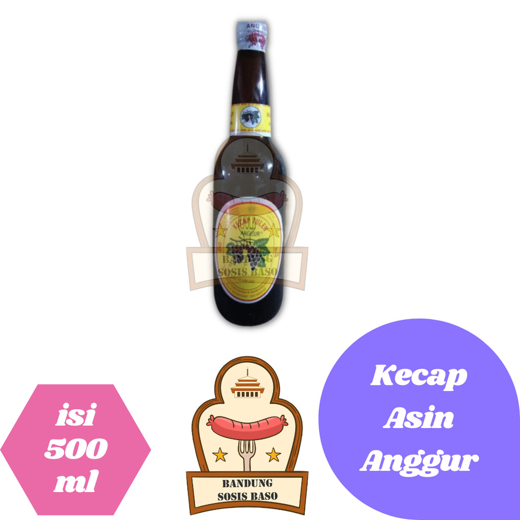 

Kecap Asin Cap Anggur 600ml - Cita Rasa Gurih Legendaris untuk Semua Masakan