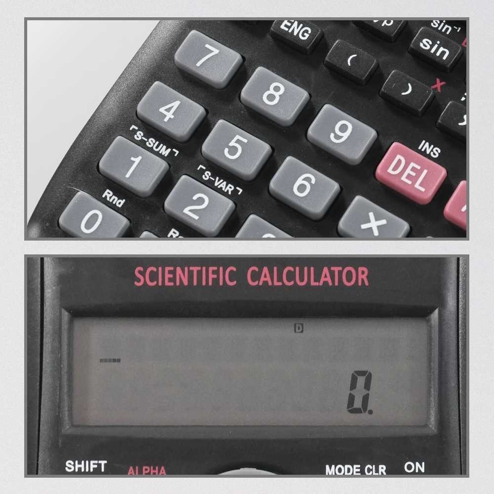 

ALSHASTR DEXIN Kalkulator Elektronik Scientific Calculator - KK-82MS-B
