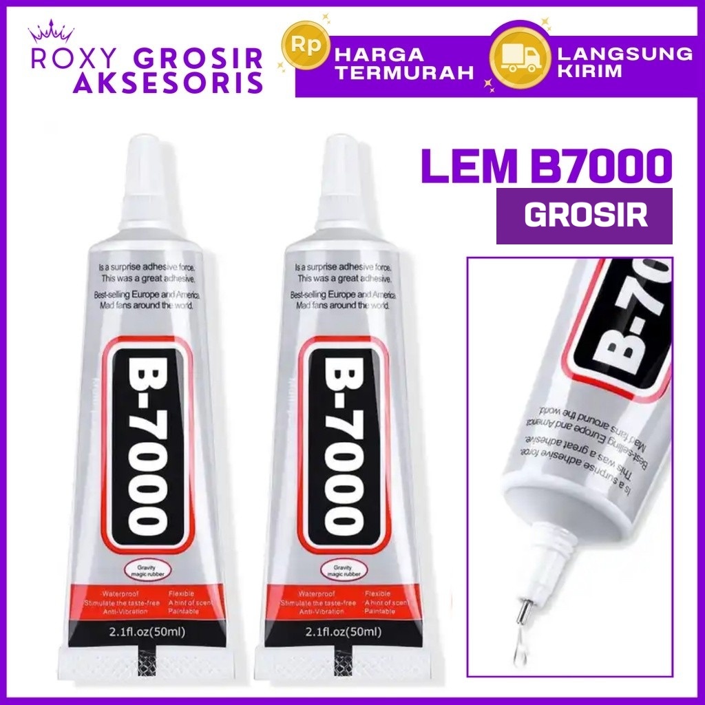 

GROSIR - Lem Layar LCD 15ML Transparan Bening B7000 Lem Perhiasan LCD Serbaguna DIY Transparent Glue