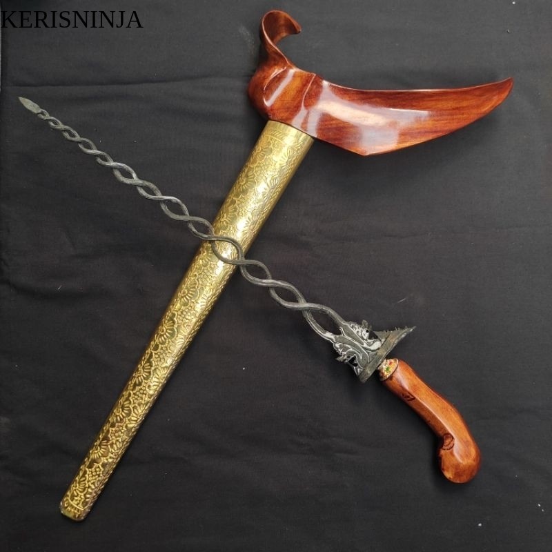 Keris Nogo / Naga Runting Temanten Pamor kulit Semongko Tangguh Kamardikan NJ13
