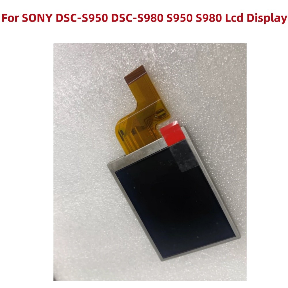 Alideao-NEW LCD Display Screen For SONY DSC-S950 DSC-S980 S950 S980 Digital Camera Repair Part + Bac