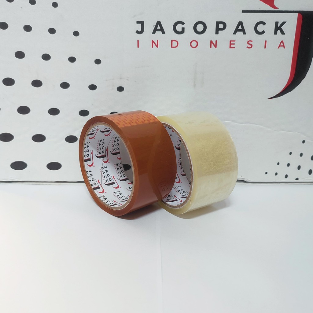 

Lakban Coklat - Bening 45 mm x 72 yard - Lakban Jago Pack Indonesia Ekonomis