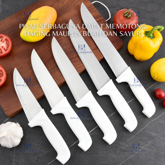 Pisau Stainless Steel Profesional Master Pisau Dapur Super Tajam Berbagai Ukuran Chef Knife Golok Da