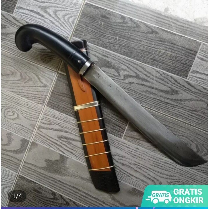 GOLOK POLET CIBATU ASLI / GOLOK POLET BAJA PER  / GOLOK MEMOTONG BAMBU / KAYU / FULL TANG