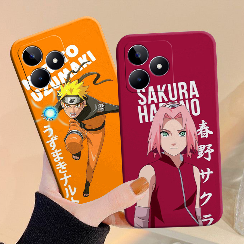 [C9] Softcase Realme C51 4G 2023 Motif Anime - Case naruto Shippuden - Case Kekinian - Case Terbaru 