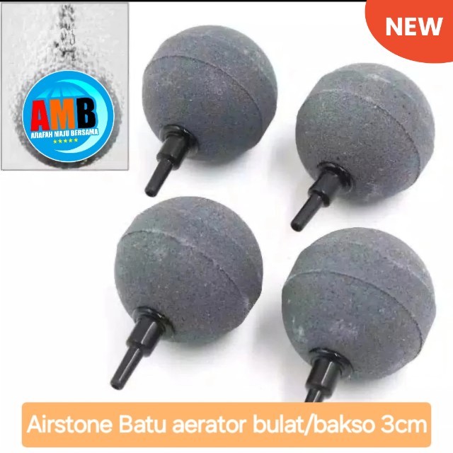 BATU AERATOR AIRSTONE BAKSO/BATU AERATOR BULAT/AIRSTONE BULAT 3CM