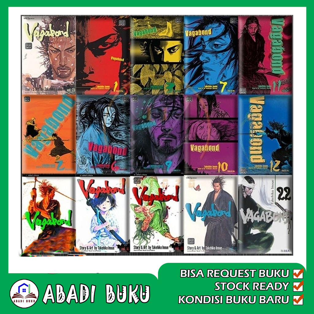 Komik Manga Vagabond (Full Set 37 book series)