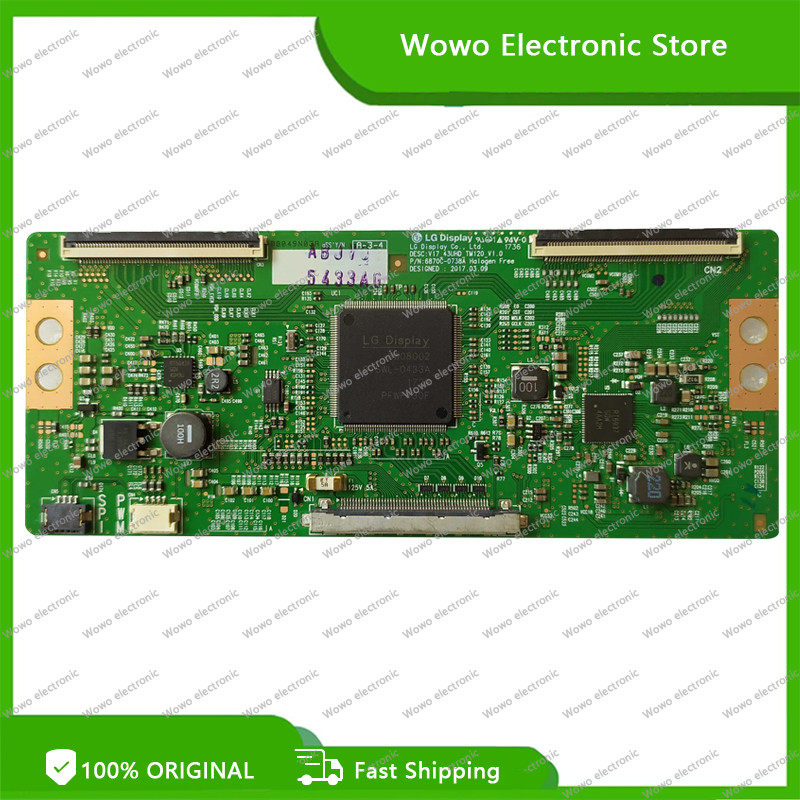 Good test original T-CON for LG logic board V17_43UHD_TM120_V1.0 6870C-0738A 6871l-5433a 55rh1 55M9
