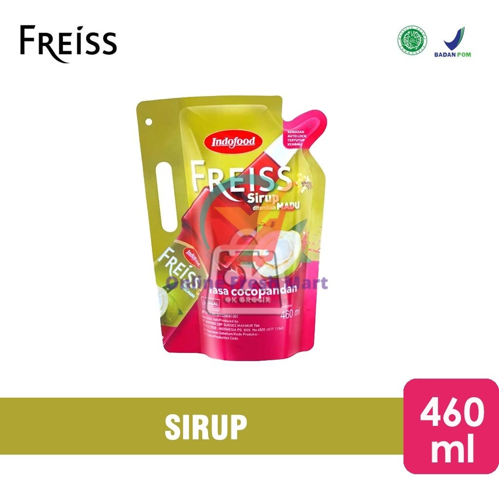 

Sirup Freiss Cocopandan /Sirup Cocopandan (Pouch 460ml) - Online Fresh Mart Denpasar