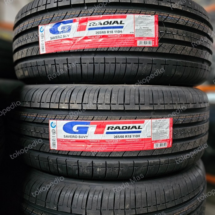 Ban GT Radial Savero SUV 265/60 R18 (Ban Fortuner,Pajero,Hilux,MUX)