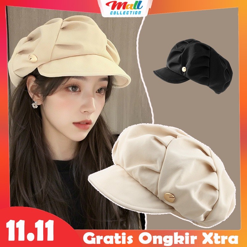 MALL Topi Fashion Wanita Model Baret Bucket Style Korea HAT21