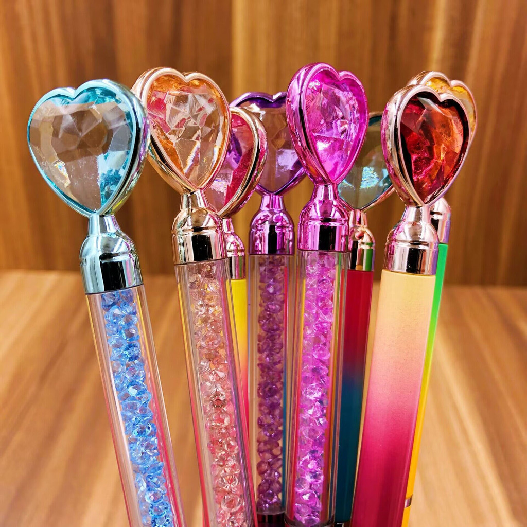 

1 Piece Lytwtw's Stationery Ballpoint Pen School Office Supplies Cute Kawaii Creative Sweet Lovely Pretty Diamond Pens