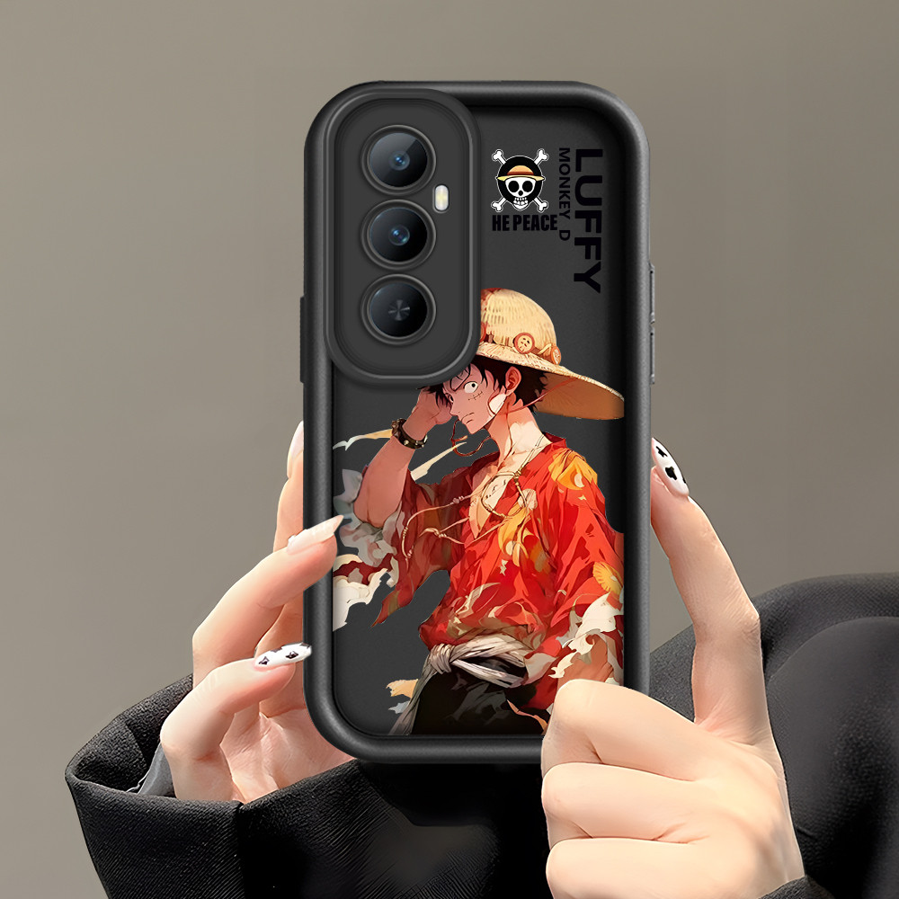 Casing Hp Untuk Realme C65 Handphone Silikon Case Luffy 3423 Phone Softcase Mode Cassing Kesing