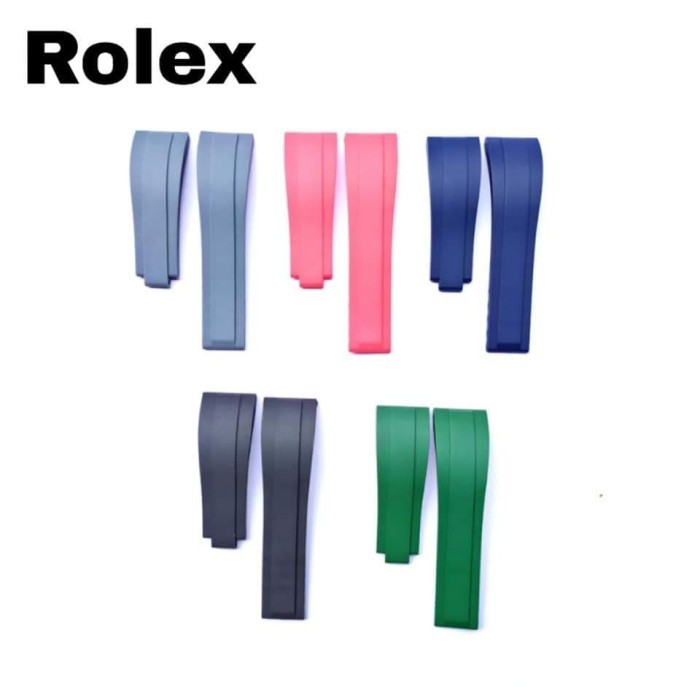 RUBBER STRAP TALI JAM TANGAN ROLEX 20MM TALIJAM RUBBER B ROLEX