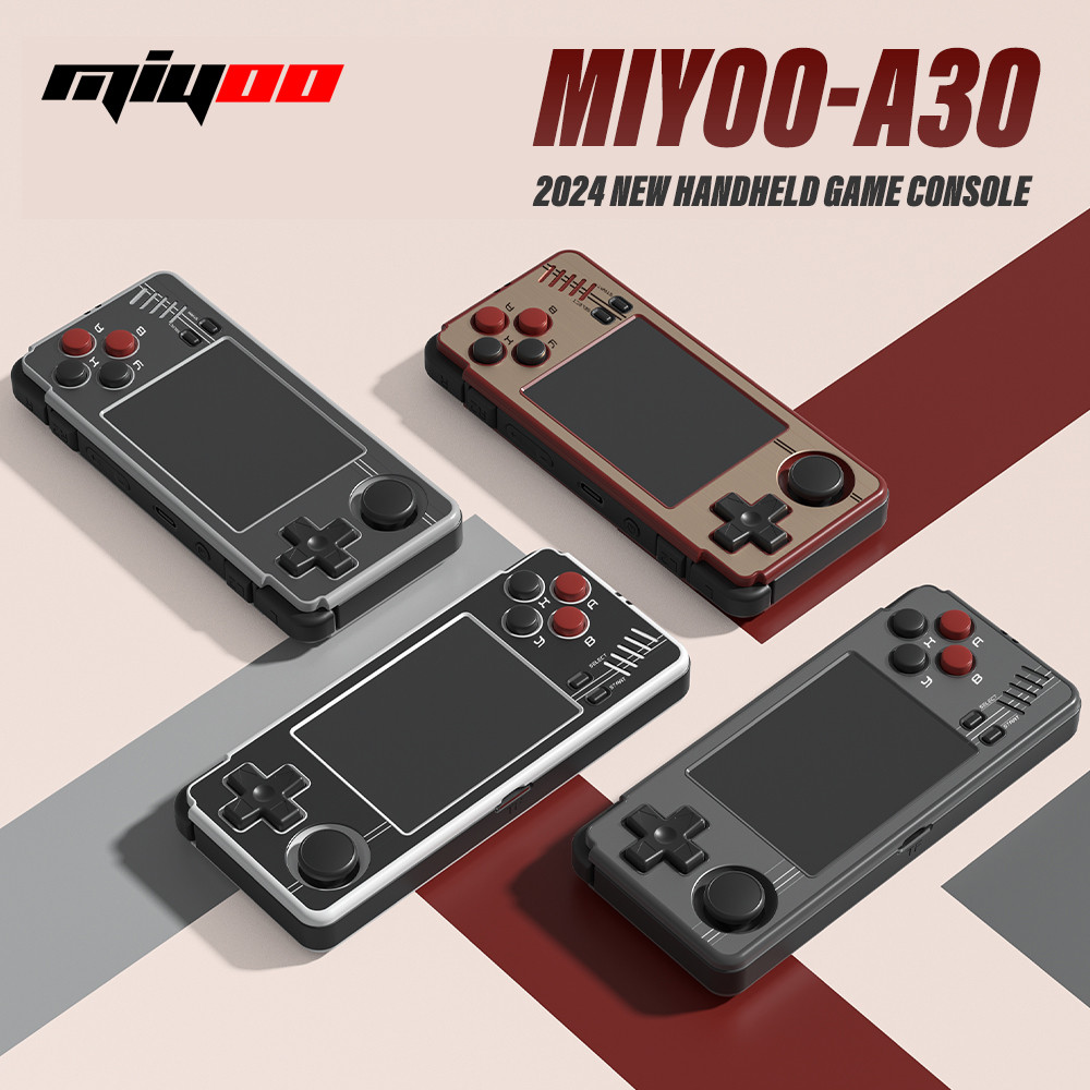 

MIYOO A30 Handheld Game Console 2.8'' IPS Screen Linux System 2.4GWifi Retro Emulator Video Console Vibration Motor Player Gifts