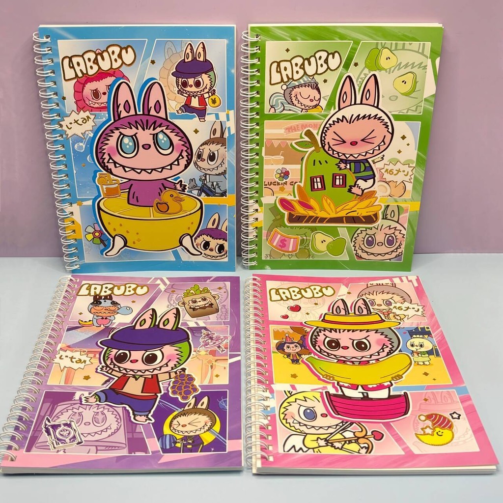 

Notebook A5 Buku Diary Aesthetic Jurnal Buku Catatan Note Gold Line Labubu Lisa Blackpink - OS0435