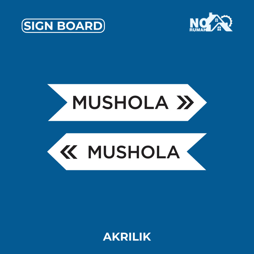 

Signage Mushola Label Tulisan Arah Musholla Papan Akrilik Print Acrylic Board Sign Aklirik Tag Petunjuk Nama Tempat