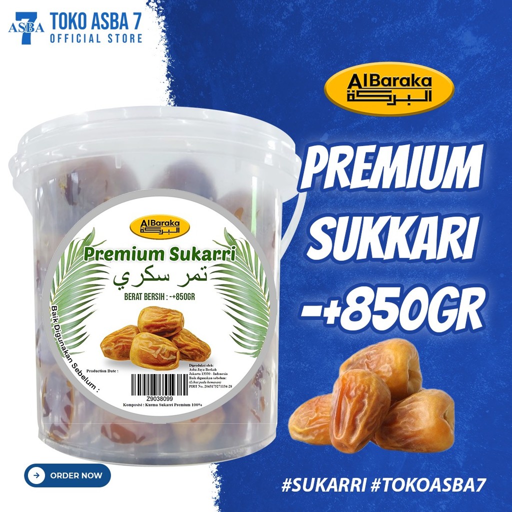 

AL BARAKAH KURMA SUKARRI EMBER 850GR