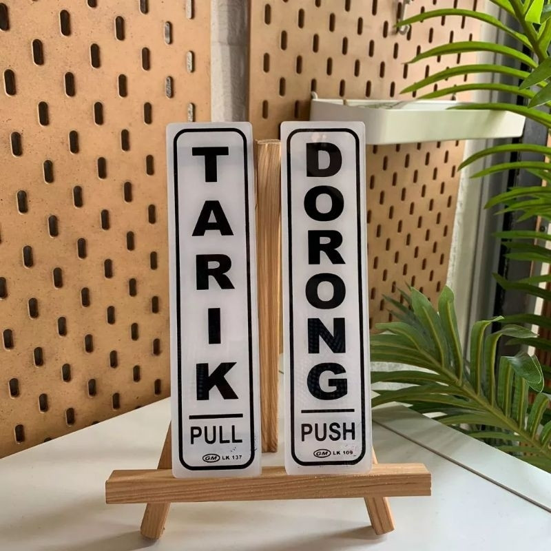 

GM LABEL TARIK DAN DORONG