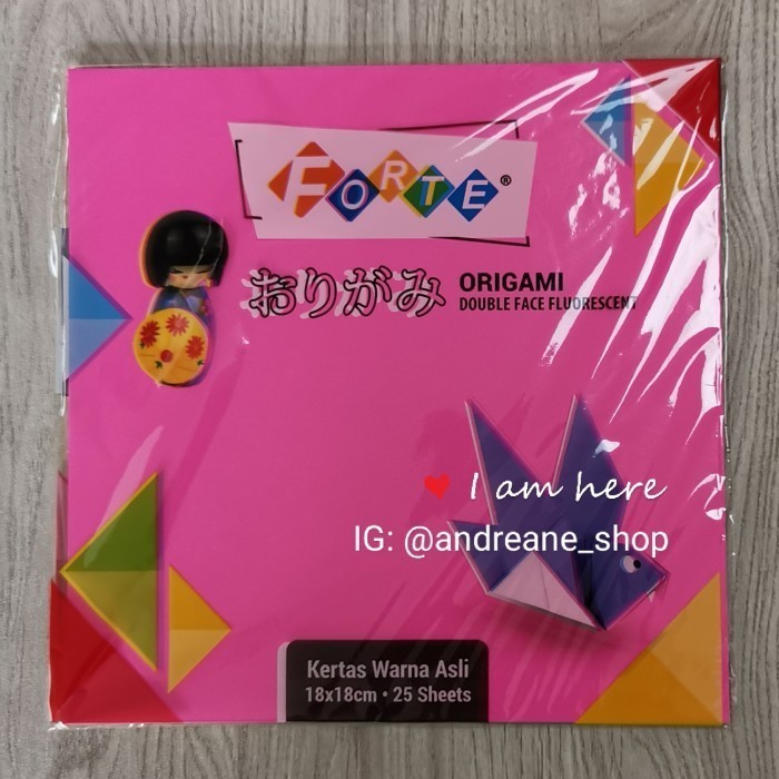 

Kertas Origami Forte Double Side 18x18 cm