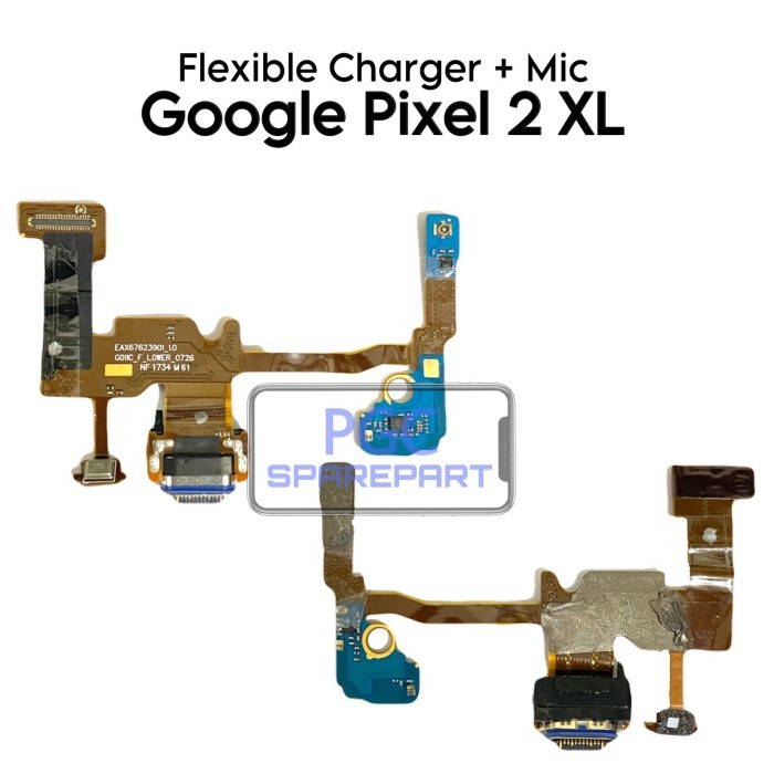 PSG99 Flexible Konektor Charger Mic Google Pixel 2 XL Fleksibel Cas Cassan