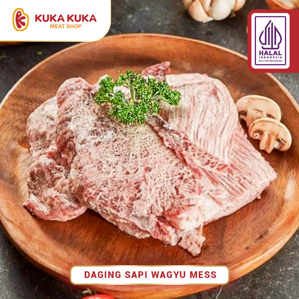 

Daging Sapi Wagyu Mess / Trim Bahan Dasar Meltique 1 Kg