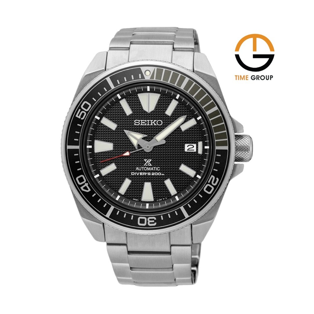 JAM TANGAN PRIA SEIKO PROSPEX SAMURAI SRPF03K1 AUTOMATIC BLACK DIAL DIVER SCUBA 200M ORIGINAL