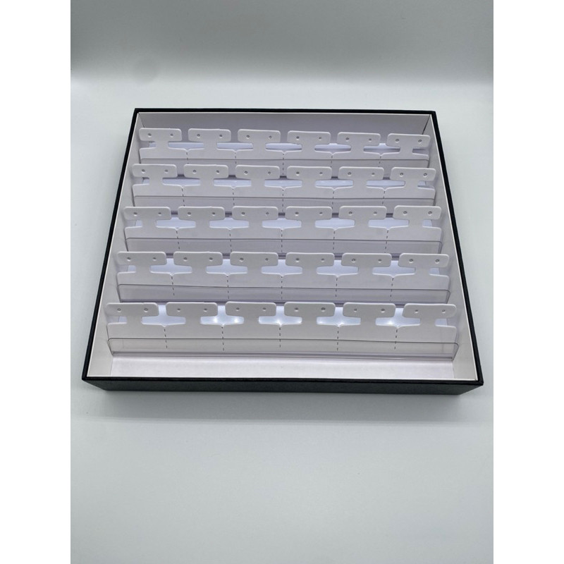 Aineed | Kotak Anting, Stund Anting, Kotak Perhiasan, Display Anting Gantung, Kotak Perhiasan hitam