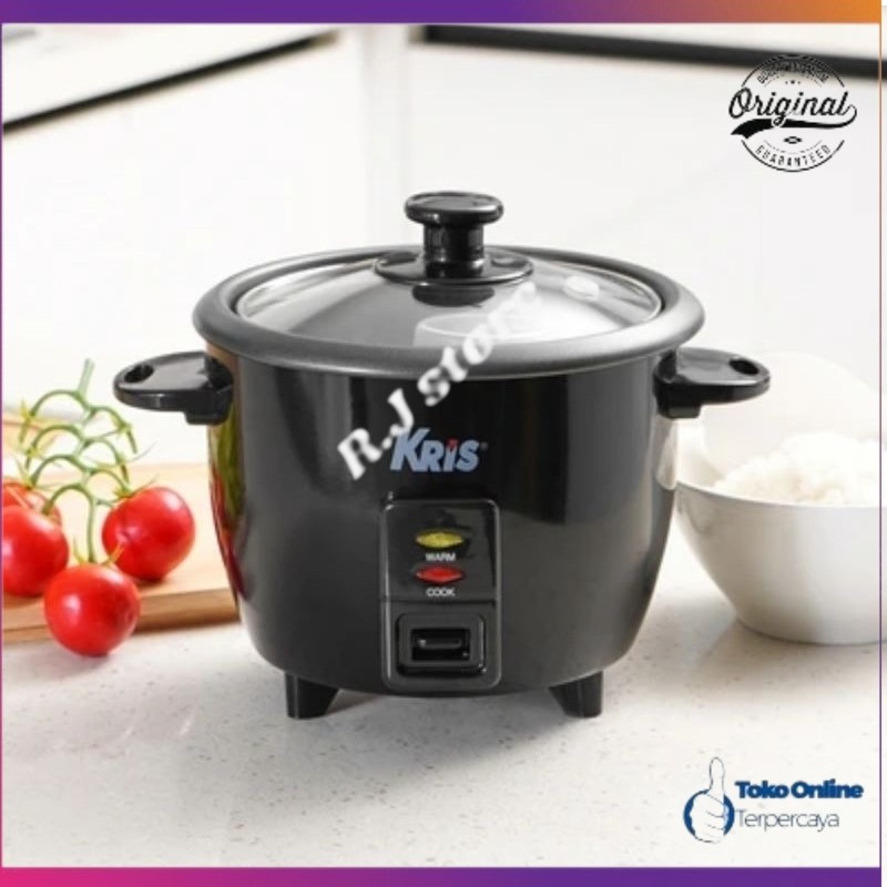 Kris 0.6 liter Rice Cooker Rc-3 - Hitam/rice cooker mini/rice cooker