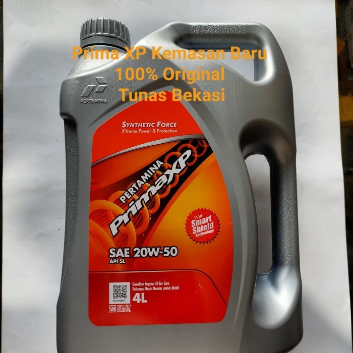 Oli Mesin Mesran Prima XP ukuran Galon 4L berkualitas