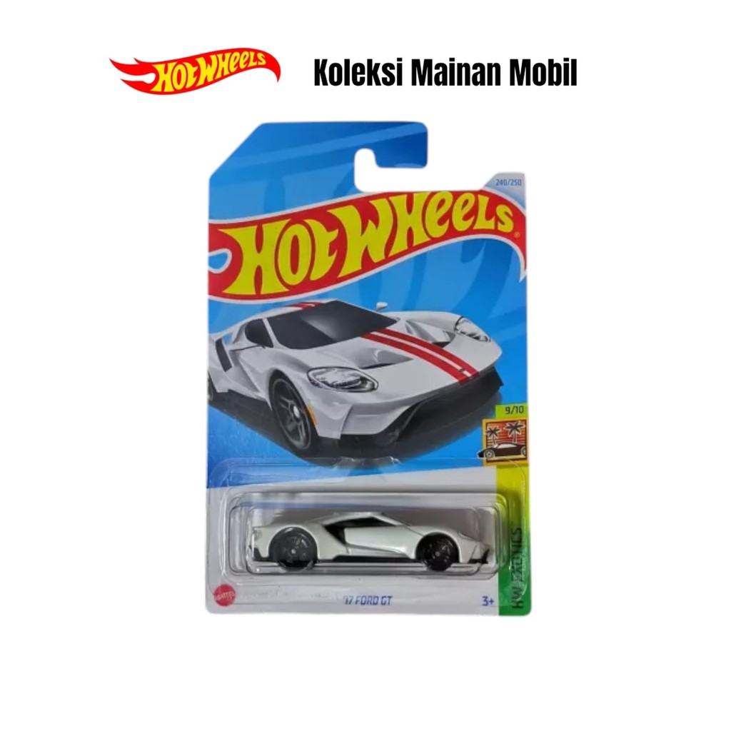 Hot Wheels  17 Ford GT Putih