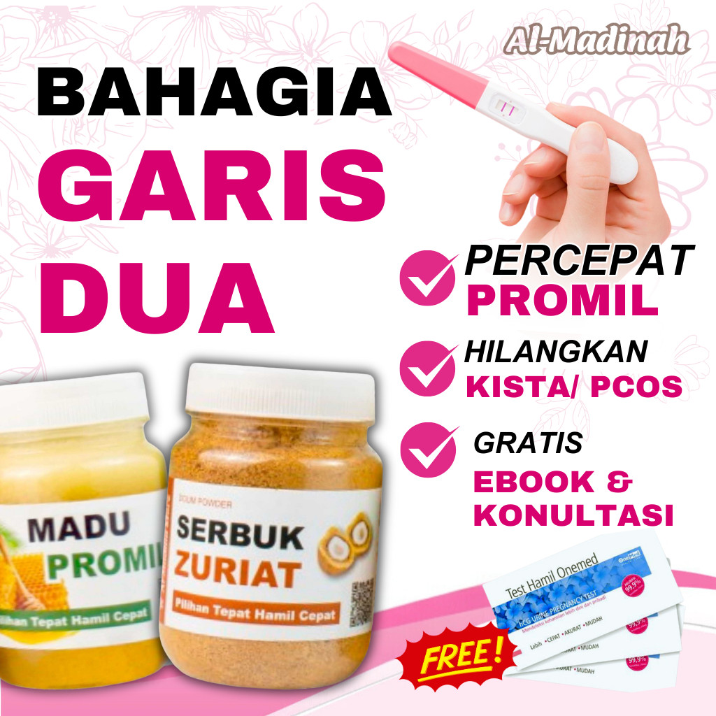 

Zuriat Al-Madinah - Serbuk zuriat 125 Gram + Madu 250 Gram Al Madinah Bundling - Promil Ampuh Bisa COD
