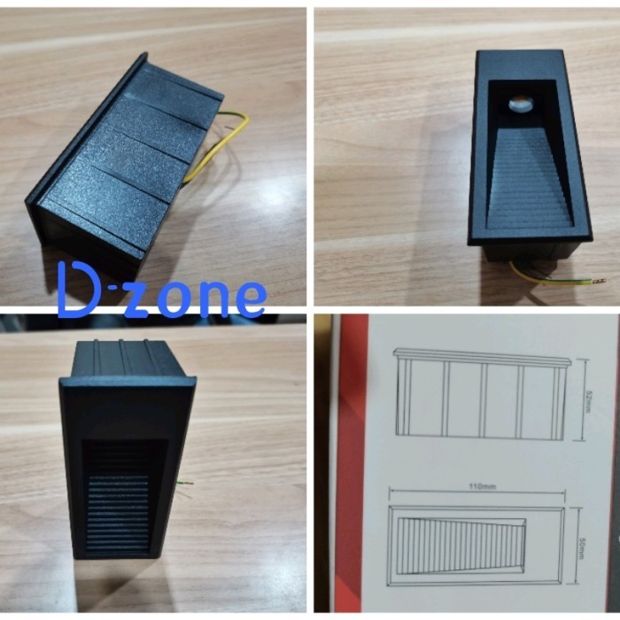 Lampu tangga 3watt Fantas led QJ-50110/step light 3w outdoor 3w